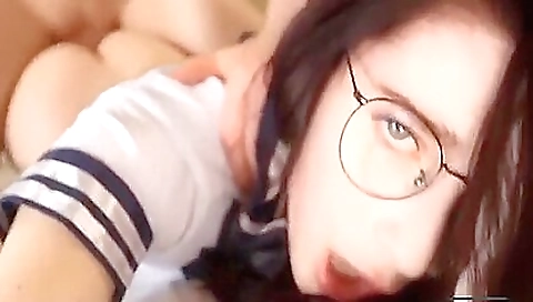 Sexy brunette gets her tight ass fucked