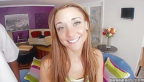 Sexy amateur chick with a huge ass fucked